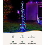 NNEDSZ 2.4M Christmas Tree LED Solar Motif Lights Jingle Jollys