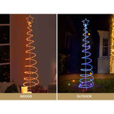 NNEDSZ 2.4M Christmas Tree LED Solar Motif Lights Jingle Jollys