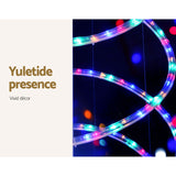 NNEDSZ 2.4M Christmas Tree LED Solar Motif Lights Jingle Jollys