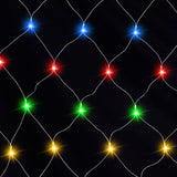 NNEDSZ Jingle Jollys Christmas Lights 5Mx3M Net String Light 600 LED Colourful Beads
