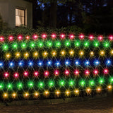 NNEDSZ Jingle Jollys Christmas Lights 5Mx3M Net String Light 600 LED Colourful Beads