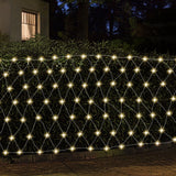 NNEDSZ 2Mx3M Christmas Lights Net String Light Decorations Warm 504 LED Jingle Jollys