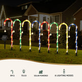 NNEDSZ Jingle Jollys 8 PCS Christmas Lights Path Ground Light Garden Decorations 72 LED