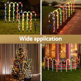 NNEDSZ Jingle Jollys 8 PCS Christmas Lights Path Ground Light Garden Decorations 72 LED