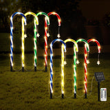 NNEDSZ Jingle Jollys 8 PCS Christmas Lights Path Ground Light Garden Decorations 72 LED