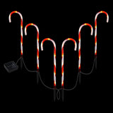 NNEDSZ 42 LED 6 PCS Christmas Lights Path Ground Light Garden Decorations Jingle Jollys
