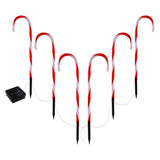 NNEDSZ 42 LED 6 PCS Christmas Lights Path Ground Light Garden Decorations Jingle Jollys