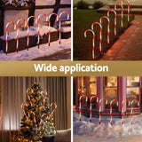 NNEDSZ 42 LED 6 PCS Christmas Lights Path Ground Light Garden Decorations Jingle Jollys