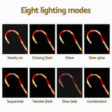 NNEDSZ 42 LED 6 PCS Christmas Lights Path Ground Light Garden Decorations Jingle Jollys