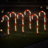 NNEDSZ 42 LED 6 PCS Christmas Lights Path Ground Light Garden Decorations Jingle Jollys