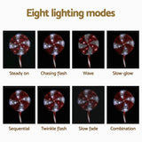 NNEDSZ 4 PCS Christmas Lights Path Ground Light Garden Decoration 112 LED Jingle Jollys
