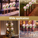 NNEDSZ 4 PCS Christmas Lights Path Ground Light Garden Decorations 68 LED Jingle Jollys