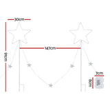 NNEDSZ Jingle Jollys 4 PCS Christmas Lights Path Ground Light Garden Decorations 144 LED