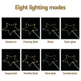 NNEDSZ Jingle Jollys 4 PCS Christmas Lights Path Ground Light Garden Decorations 144 LED