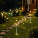 NNEDSZ Jingle Jollys 4 PCS Christmas Lights Path Ground Light Garden Decorations 144 LED