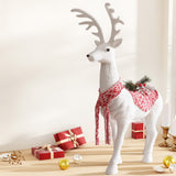 NNEDSZ Jingle Jollys Christmas Reindeer 80cm Glitter Deer Ornaments Party Decorations