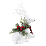 NNEDSZ Jingle Jollys Christmas Reindeer 32cm Glitter Deer Ornaments Party Decorations