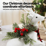 NNEDSZ Jingle Jollys Christmas Reindeer 32cm Glitter Deer Ornaments Party Decorations