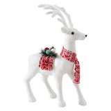 NNEDSZ Jingle Jollys Christmas Reindeer 60cm Glitter Deer Ornaments Party Decorations