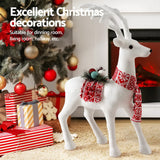 NNEDSZ Jingle Jollys Christmas Reindeer 60cm Glitter Deer Ornaments Party Decorations