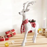NNEDSZ Jingle Jollys Christmas Reindeer 60cm Glitter Deer Ornaments Party Decorations