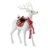 NNEDSZ Jingle Jollys Christmas Reindeer 45cm Glitter Deer Ornaments Party Decorations
