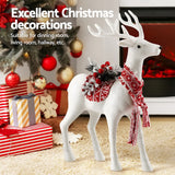 NNEDSZ Jingle Jollys Christmas Reindeer 45cm Glitter Deer Ornaments Party Decorations