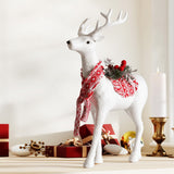 NNEDSZ Jingle Jollys Christmas Reindeer 45cm Glitter Deer Ornaments Party Decorations