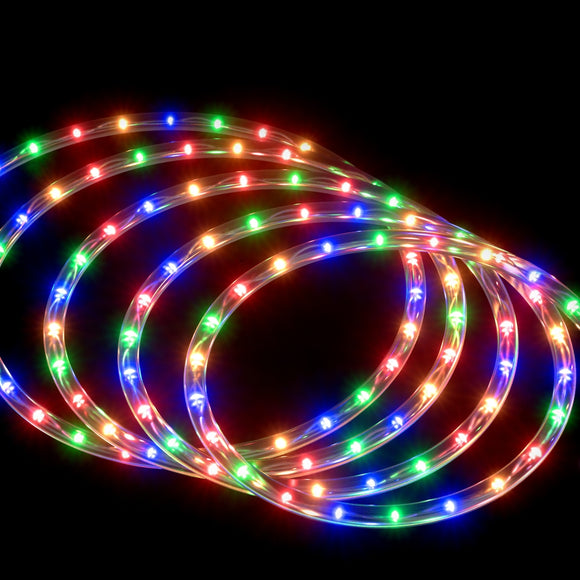 NNEDSZ 20M Christmas Lights String Rope Light Decorations 600 LED Colorful Jingle Jollys
