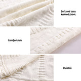 NNEDSZ Jingle Jollys Christmas Tree Skirt 120cm Knitted Xmas Tree Ornaments Decor Beige