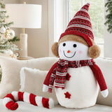 NNEDSZ Jingle Jollys Christmas Snowman Handicraft Ornaments Party Decorations 60cm