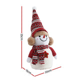 NNEDSZ Jingle Jollys Christmas Snowman Handicraft Ornaments Party Decorations 35cm