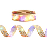 NNEDSZ Jingle Jollys 20M Christmas Lights Fairy Ribbon Light 200 LED Xmas Decor Golden