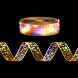 NNEDSZ Jingle Jollys 20M Christmas Lights Fairy Ribbon Light 200 LED Xmas Decor Golden