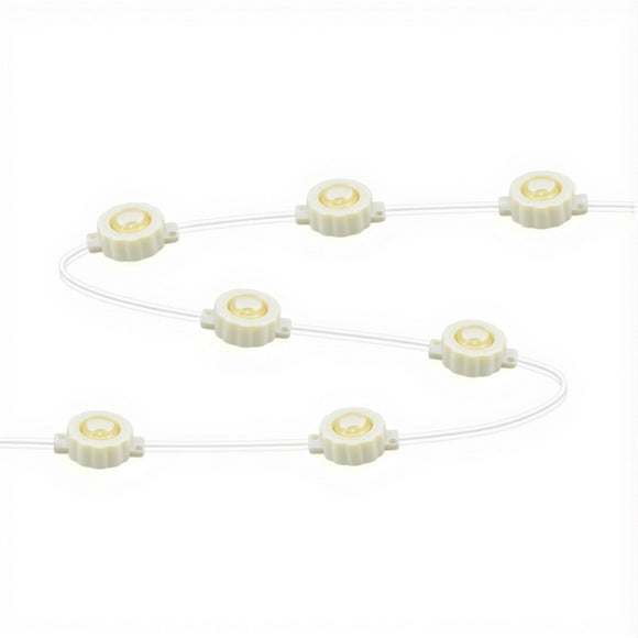 NNEDSZ Jingle Jollys 15M Christmas Lights Permanent String Eaves Light 36 LED Decoration