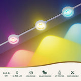 NNEDSZ Jingle Jollys 15M Christmas Lights Permanent String Eaves Light 36 LED Decoration