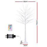 NNEDSZ 1.7M Christmas Tree 120 RGB LED Lights Jingle Jollys