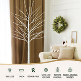NNEDSZ 1.7M Christmas Tree 120 RGB LED Lights Jingle Jollys