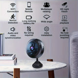 NNEOBA Mini WiFi Wireless Security Camera Night Vision (1080P HD)