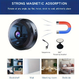 NNEOBA Mini WiFi Wireless Security Camera Night Vision (1080P HD)
