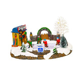 NNEOBA Christmas Music Luminous House with LED Lights