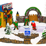 NNEOBA Christmas Music Luminous House with LED Lights