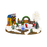 NNEOBA Christmas Music Luminous House with LED Lights