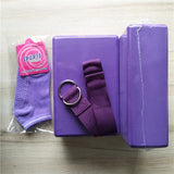 NNEOBA Yoga Block and Belt Set for Fitness Training