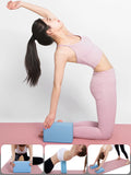 NNETM Yoga Blocks Foam Brick for Pilates and Fitness Training (Blue)