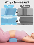 NNETM Yoga Blocks Foam Brick for Pilates and Fitness Training (Blue)
