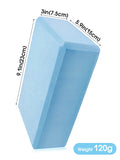 NNETM Yoga Blocks Foam Brick for Pilates and Fitness Training (Blue)