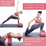 NNETM Yoga Building Blocks Pilates Bricks Exercise (Pink)