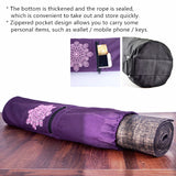 NNETM Canvas Yoga Mat Backpack with Adjustable Strap
