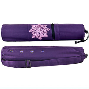 NNETM Canvas Yoga Mat Backpack with Adjustable Strap